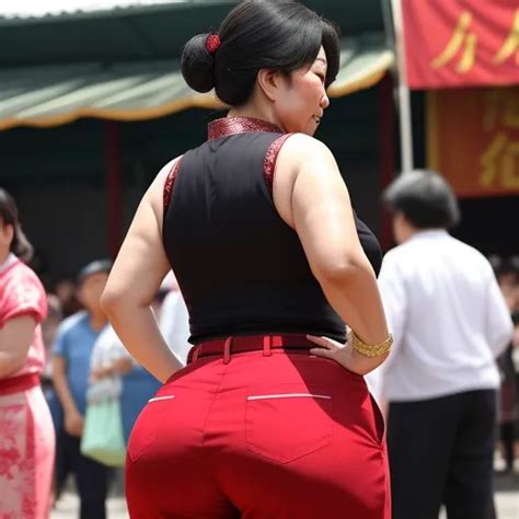 Best Text To Image Ai Big Booty Middle Aged Asian Woman In Pose Showing