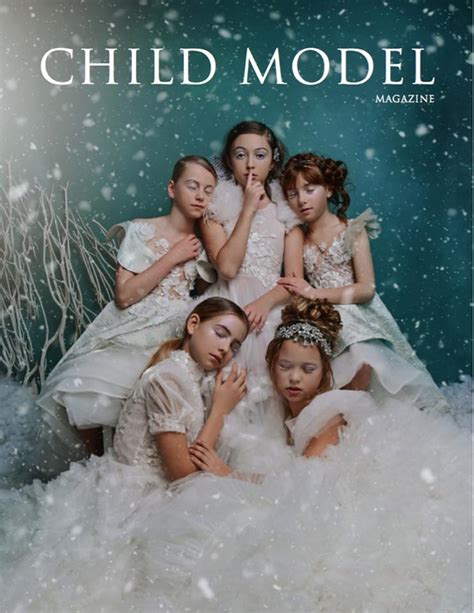 Child Model Magazine Holiday Issue 2020 India Sienna Rose