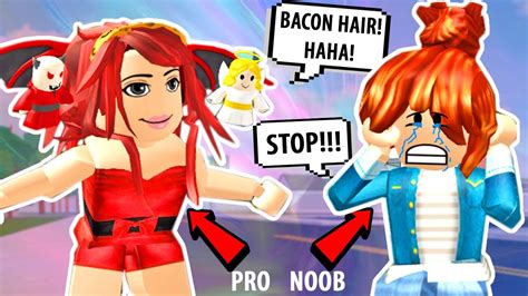 Bullied For Being A Noob Roblox Noob Vs Pro Social Experiment Funny