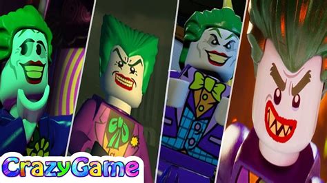 Evolution Of Joker Battles In Lego Batman 1 2 3 Lego Dimensions 2008 2017 Youtube