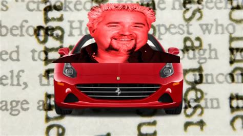 Is it possible to diy a ferrari? guy Ferrari Read a bouk - YouTube