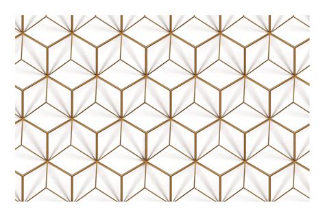 3d Gold Geometric Patterns For Photoshop Designercandies