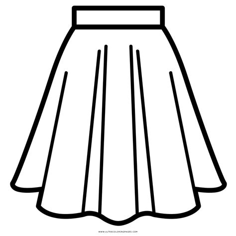Skirt Coloring Page Ultra Coloring Pages