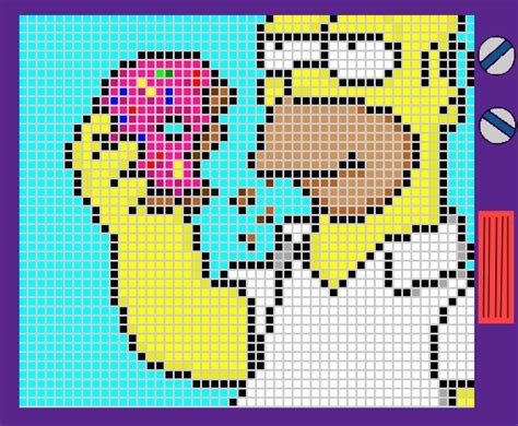 Homer Pixel Art