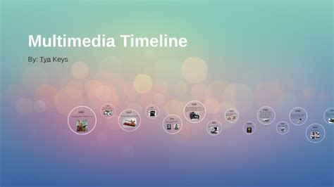 Multimedia Timeline By Tya K On Prezi