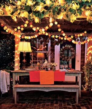 There are few things worse than going to a party where there's not string up lights around your deck or pergola, light tiki torches, bring out some candles to place. Sheek Shindigs: Light Up Your Outdoor Party