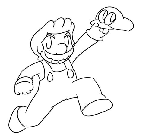 Super Mario Odyssey Lineart By Xero J On Deviantart