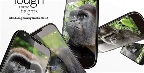 En nuestras pruebas de laboratorio, gorilla glass 5 sobrevive a caídas de hasta 1.2 metros de altura sobre superficies duras y ásperas. Corning announces all new Gorilla Glass 5