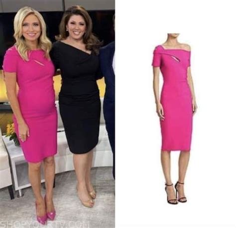 Outnumbered August 2022 Kayleigh Mcenanys Hot Pink Cutout Sheath