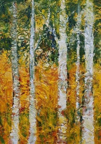 Forest Contemporary Landscape Paintings By Arizona Artist Amy