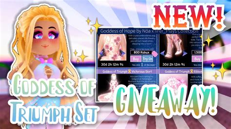Giving Away The New Goddess Of Triumph Set Robux Set Royale