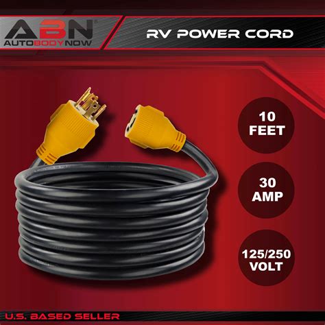Abn 30 Amp Rv Power Cord Generator Transfer Switch Camper Extension