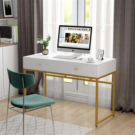 Computer Desk Modern Simple 47 Inch Home Office Desk Study Table