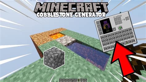 How To Make Minecraft Cobblestone Generator
