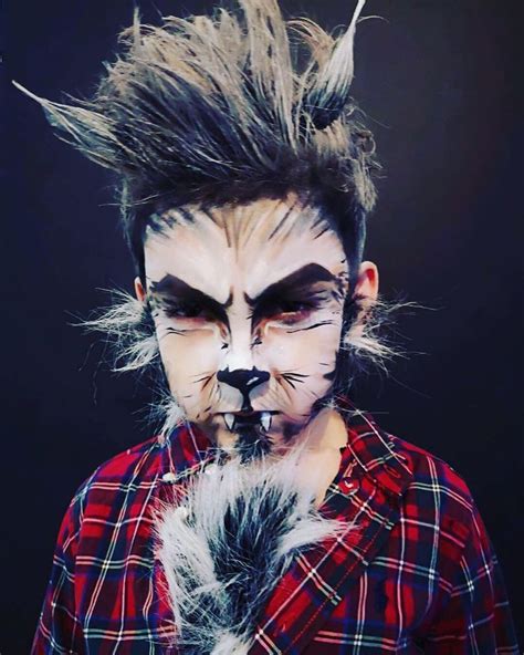 Werewolf Makeup Kids Halloween Costumes And Face Painting Halloween