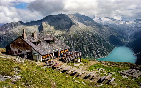 Zillertal Alps Tyrol Austria Hd Desktop Wallpaper For Mobile