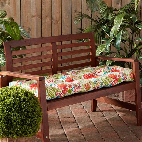 Breeze Floral Outdoor 51 Inch Bench Cushion