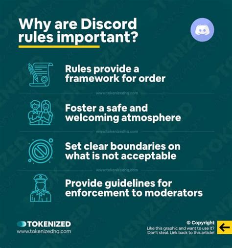 8 Excellent Discord Server Rules Templates — Tokenized 2023