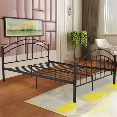 .footboards, beds, bed frames, bases & foundations & more at everyday low prices. Giantex Black Queen Size Metal Steel Bed Frame Mattress ...