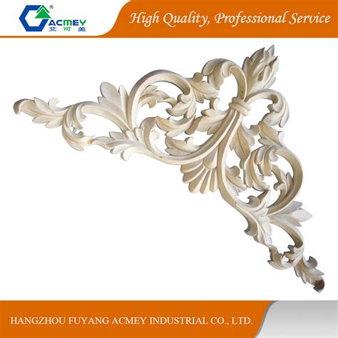 Hand Carved Solid Wood Onlay For Furniture China Carved Wood Onaly