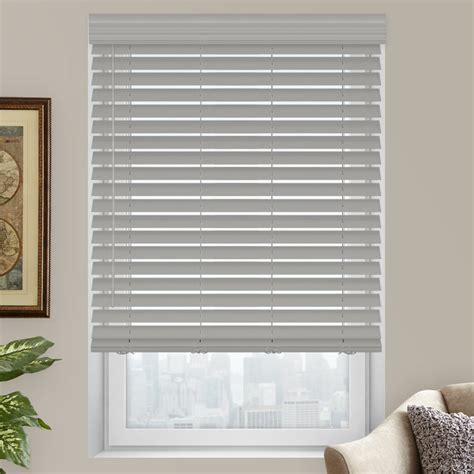 Shop for faux wood blinds the natural appearance and beauty of real wood economically priced alternative to real wood blinds 2" Premium Faux Wood Blinds from SelectBlinds.com