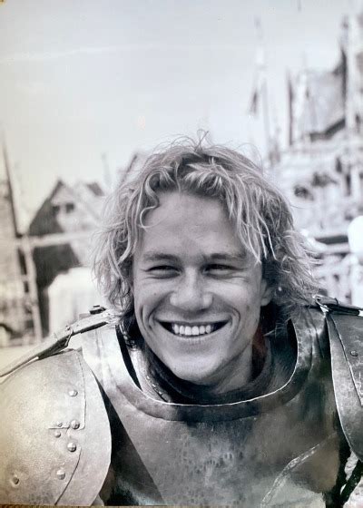 Heath On Set Of A Knights Tale Via Rufus Sewell Tumbex