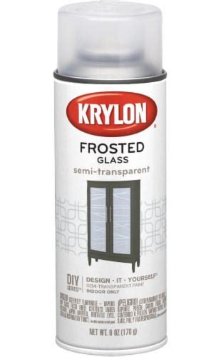 Krylon White Frosted Glass Spray Paint 6 Oz Kroger