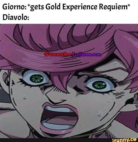 Giorno Gets Gold Experience Requiem Diavolo Seotitle Jojos