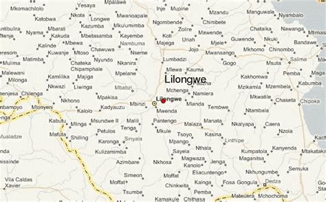 Images And Places Pictures And Info Lilongwe Malawi Map