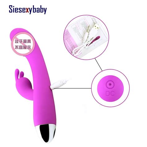 Buy Usb Charging Soft Silicone Vibrating Sex Teaser Female Masturbator Rabbit