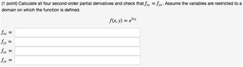 Internal error connection error calculator is being updated it's necessary to refresh the page link copied! Solved: Calculate All Four Second-order Partial Derivative ...