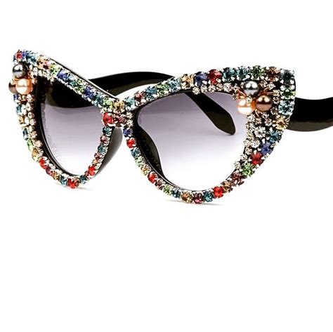 Rhinestone Sunglasses 🕶 Fashion Eyeglasses Rhinestone Sunglasses Fashion Eye Glasses
