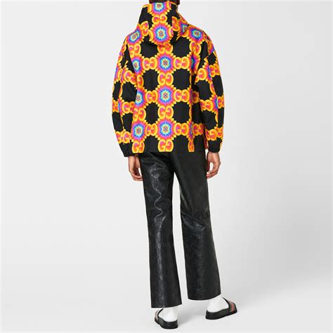Gucci Gg Kaleidoscope Jacket Men Rain Jackets Flannels