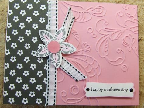 Gifting cards and other gifts on mother's day is something that most of us do. Handmade Mothers MOTHER'S DAY Card EMBOSSED Using Stampin ...