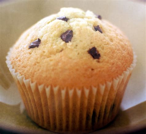One happy bite at a time! Chocolate Chip Cupcake Recipe | Delishably