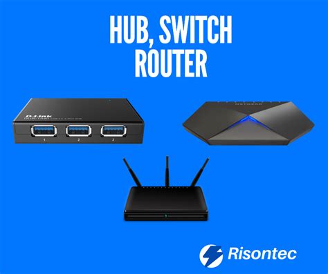 Diferencia Entre Hub Switch Y Router