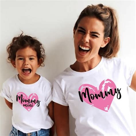 Conjunto De Camisetas Para Mamá E Hija Mommy Mommy Mini