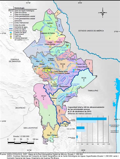 Descarga el mapa de nuevo león con nombres a colores ⏬. Archivo:Mapa Hidrografía Estado de Nuevo León.jpg ...