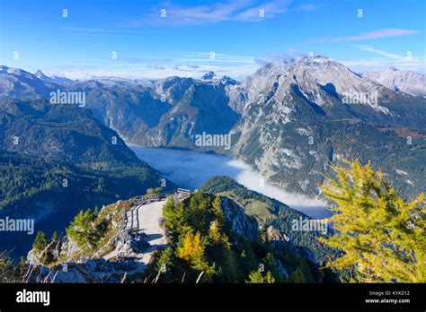 National Park Berchtesgaden View From The Mountain Jenner To Lake