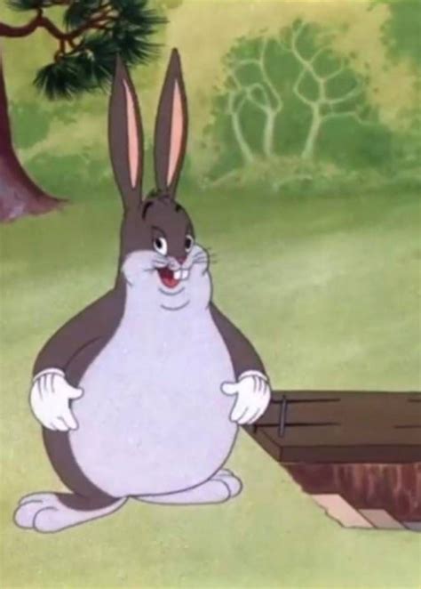An Animated Rabbit Sitting On Top Of A Wooden Bench