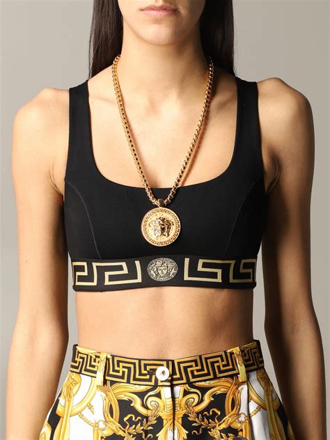 Versace Outlet Necklace With Pendant And Medusa Head Jewel Versace