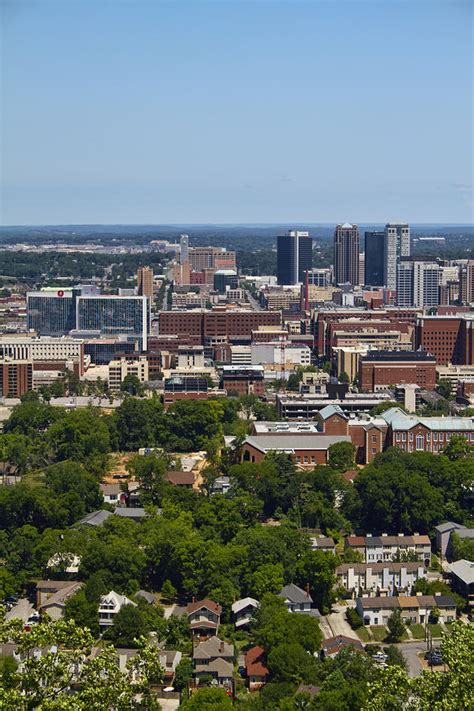 The City Of Birmingham Alabama Usa Vertical Photograph By Kathy Clark