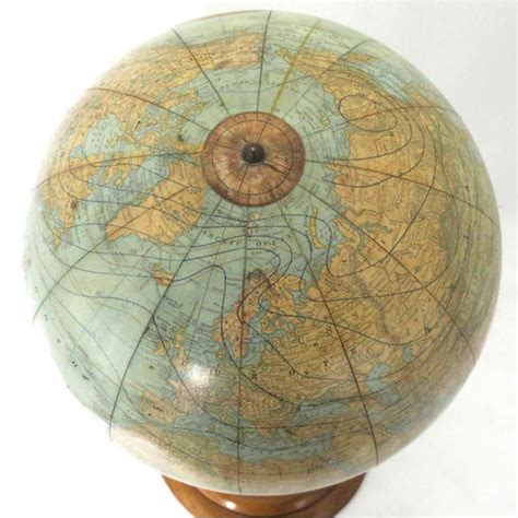Fine Early 20th Century Rand Mcnally Terrestrial Globe Atlas Chairish