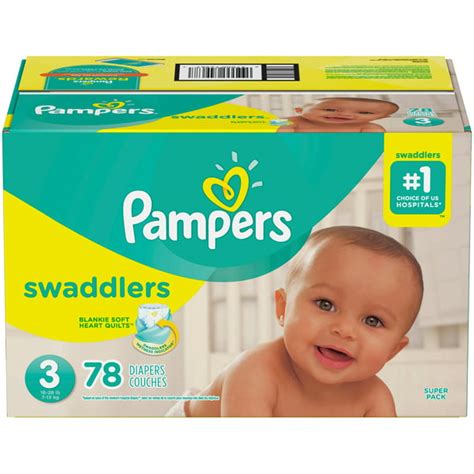 Pampers Swaddlers Diapers Super Pack Size 3 78 Count