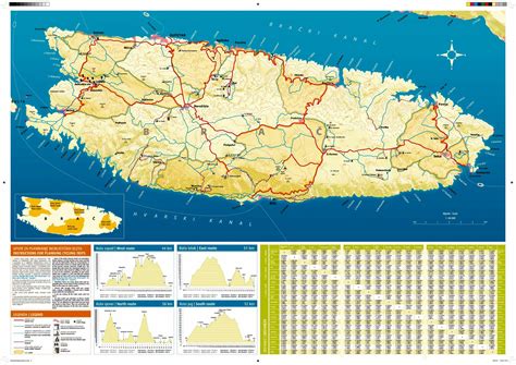 Stadtplan Von Brac Insel Detaillierte Gedruckte Karten Von Brac Insel