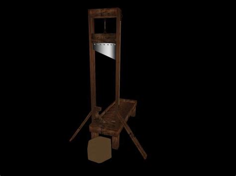 Second Life Marketplace Guillotine Display Prop