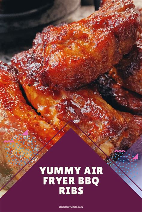 Yummy Air Fryer Bbq Ribs Recipe Air Fryer Dinner Recipes Air Fryer
