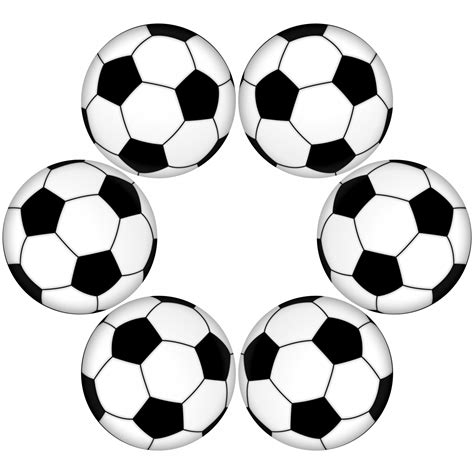 Circle Of Soccer Balls Free Stock Photo Public Domain Pictures