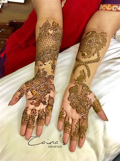 Henna has significant meaning to it; Pin by Zaina's Mehendi on Bridal henna | Hand tattoos ...