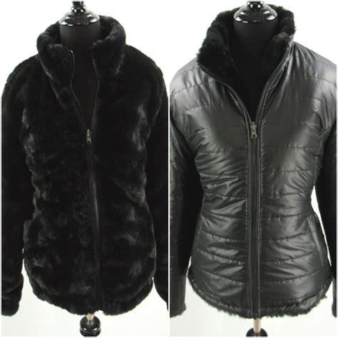 Nicole Miller Jackets And Coats New Nicole Miller Faux Fur Puffer